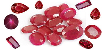 Ruby gemstone